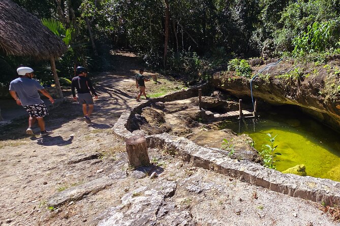 Adventure Tour Village ATVs Beach with Snorkeling and Villa Maya - ATV Time in the Jungle: Trails, Caves, and a Cenote Swim