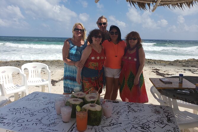 Amazing Cozumel Island Bar Tour - El Pez Leon cantina snack rounds: drink with a plan for eating
