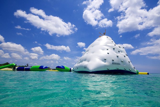 Aquatic Park at Mr. Sanchos Beach Club - Water Attractions: Slides, Trampolines, and the Kids-Friendly Zone
