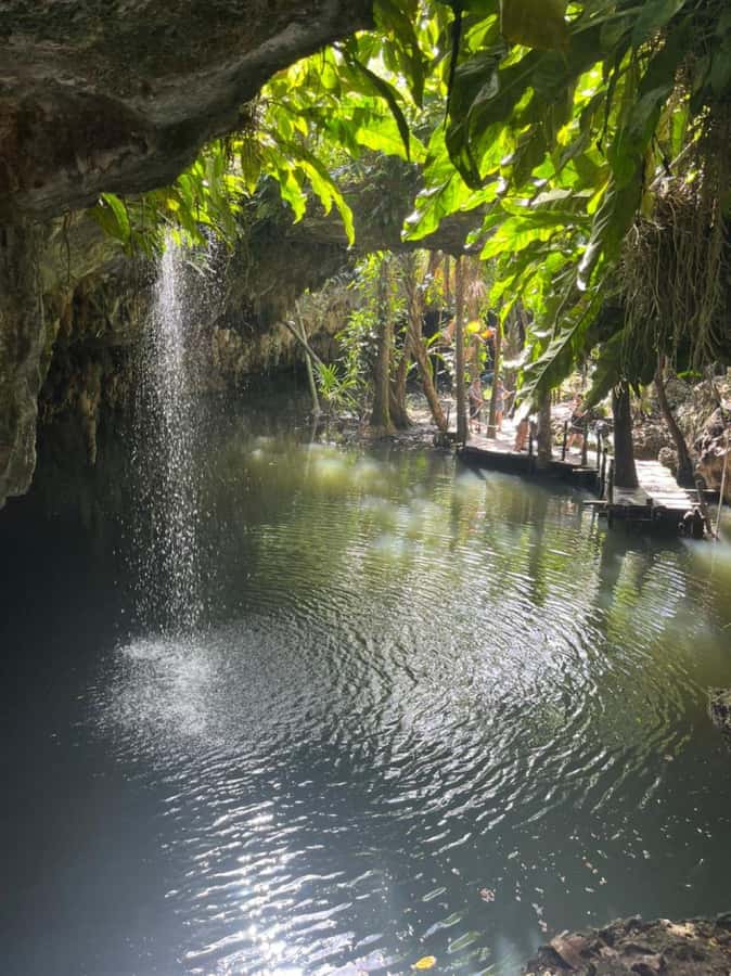 ATV Adventour: Cenote Caverna Jade, Transportation & Tequila - El Cedral village and the Mayan temple: worth it, but confirm your timing
