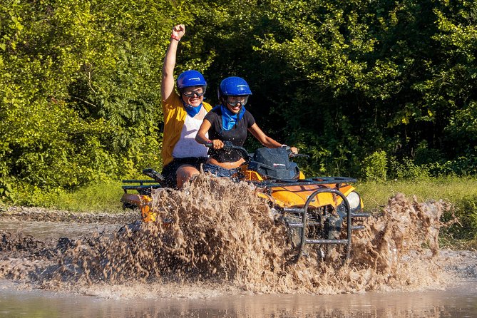 ATV Adventure to Jade Cavern with transfer - The trail to Jade Cenote: rocky fun with real mud potential