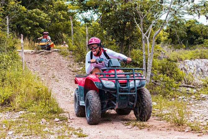 ATV Adventure to Jade Cavern with transfer - Stop 1 at Jade Cenote: 20 minutes under stalactites