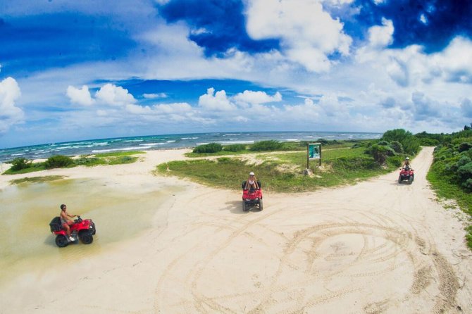ATV Seashore + Cenote Combo: Mezcalitos & Mayan Cenote Experience - From pickup to helmet: ATV basics that matter