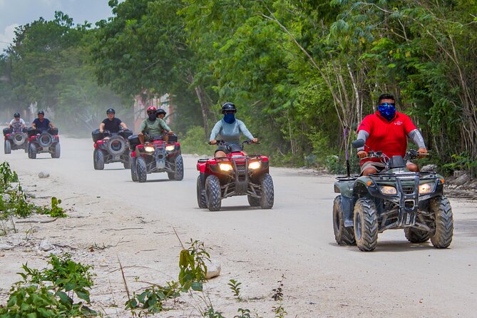 ATV to Jade Cavern, Mud Trails, Snorkel and Lunch with Open Bar - Dzul Ha Reef snorkeling: shore access with a short guided session