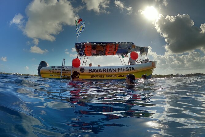 Bavarian Fiesta Snorkel Activity in Glass Bottom Boat at San Miguel de Cozumel - Underwater Game Plan: Wrecks, Reef, El Cielo, and El Cielito