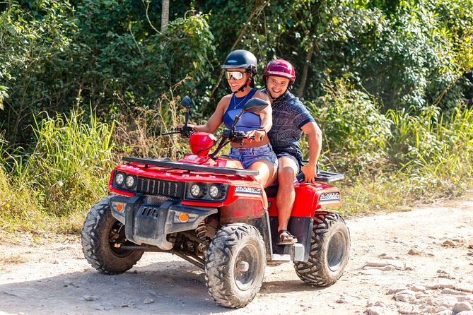Best Cozumel ATV Jungle Tour + Jade Cavern + Beach + Locker - San Francisco Beach Club: 2 hours to swim, shower, and reset