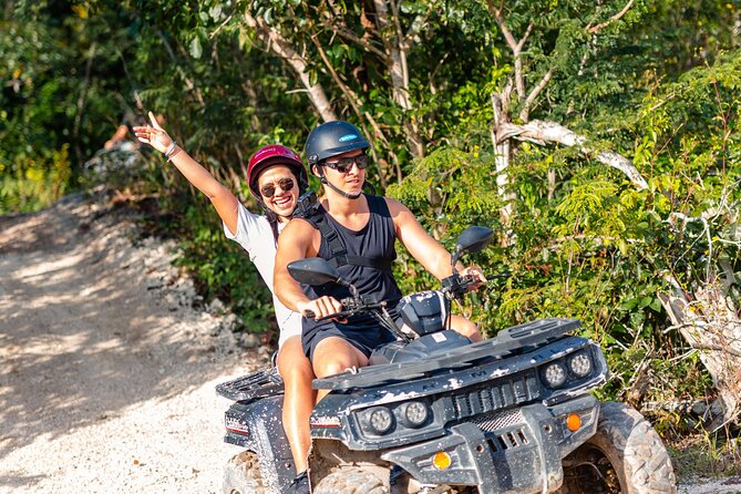 Best Cozumel ATV Jungle Tour + Jade Cavern + Beach + Locker - The jungle cenote stop: a cool break with real water energy