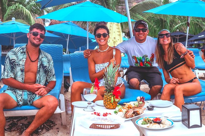 Best Cozumel Beach Day Pass + Food + Drinks San Francisco Beach - Upgrades If You Want More Thrill: Jet Ski or Parasailing