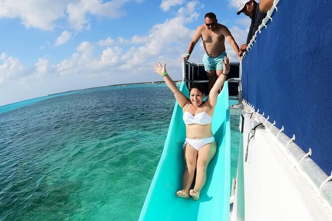 Catamaran Excursion + Open bar + Snorkeling at El Cielo - Stop 3: Playa El Cielo sandbar with starfish