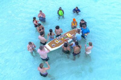 Catamaran Snorkeling to El Cielo and The Money Bar Beach Club
