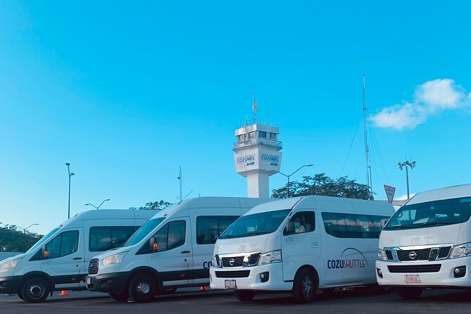 Cheapest Shared Shuttle from Cozumel Airport 2 Hotels in Cozumel - From Cozumel Airport to Your Hotel Lobby, Without the Taxi Grind