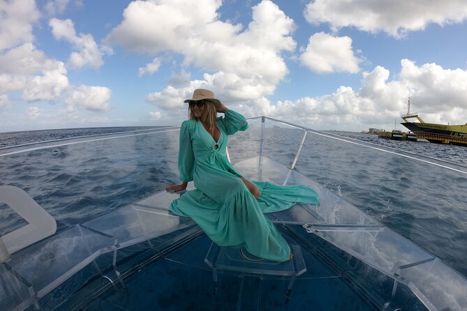 Clear Boat & Snorkel Cozumel Tour with Drinks - Where you meet: Av. Rafael E. Melgar 221 in Centro