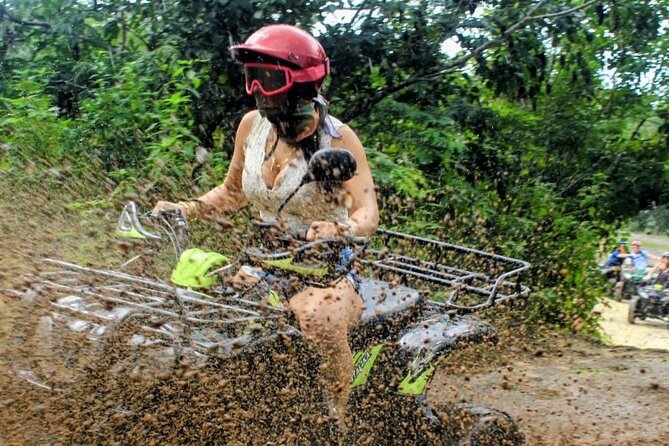Cozumel ATV Jungle Adventure to Jade Cavern Cenote - ATV pickups in Cozumel, and what your first minutes will feel like