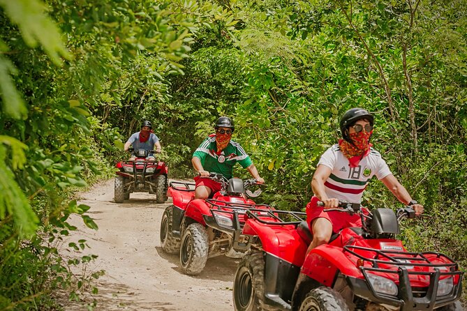 Cozumel ATV Jungle Small Group Guided Ride - Stop 1: Cozumel and the Mayan Vestiges Moment