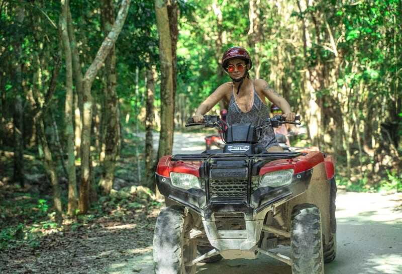 Cozumel: ATV Ride to Jade Cavern, Beach Club Access & Lunch - Jungle ATV ride to Jade Cavern: what the Honda 250 experience is really like