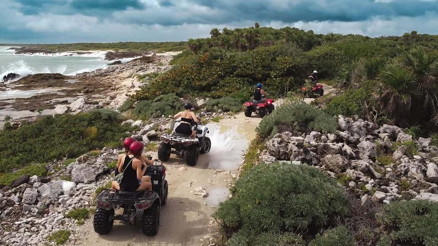 Cozumel: ATV Seashore Adventure & Mayan Cenote Experience - Getting there: pickup options that are actually useful