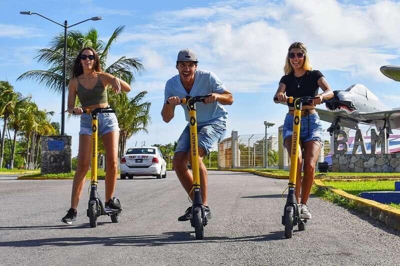 Cozumel: Clear Boat and Electric Scooter Ride - Electric Scooter Start from Cozumel’s Meeting Points to a WWII Air Base Stop