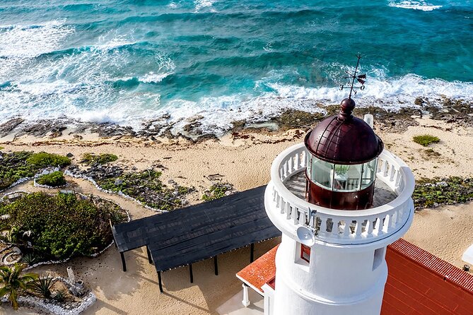 Cozumel Mayan Heritage by Jeep - Faro Celerain Reserve: the Caribbean-and-lagoon viewpoint break