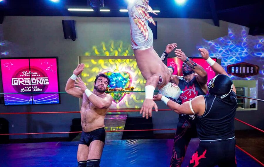 Cozumel: Mexican Wrestling Show with Tacos & Margaritas! - Lunch at Barriecito: 3 Tacos de Guisado and 2 Margaritas
