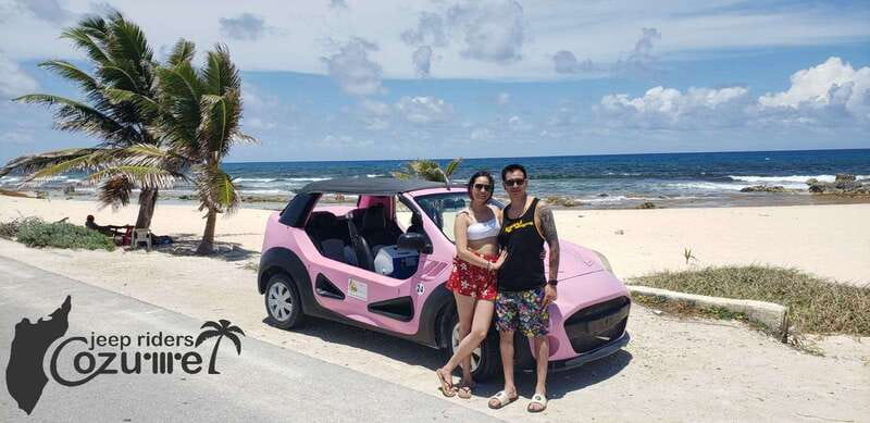 Cozumel: Private Buggy Tour with Lunch & Snorkeling - East-side Cozumel roads: Chen Rio and the virgin beach feel