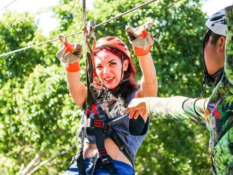Cozumel: Zip Line Adventure at Mayan Extreme Park - Gardens and the swimming pool: the payoff after you land