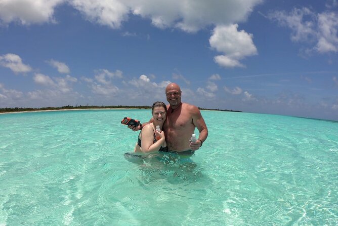 El Cielo Cozumel Snorkeling trip by Catamaran - Drinks, ceviche, and snack reality onboard