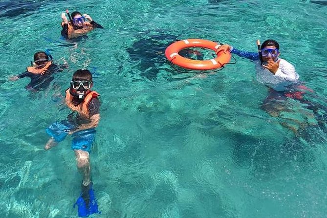 "First Lady" Private Snorkel & El Cielo Sandbar Combo - How the snorkeling and any fishing fit into your half-day