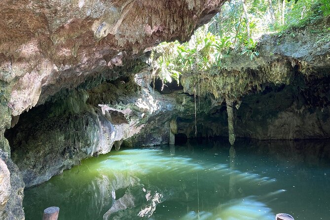 Jade Cavern ATV Tour in Cozumel with Beach Break with transfer - Stop 1: El Cedral, Cozumel’s culture stop with ancient wall paintings