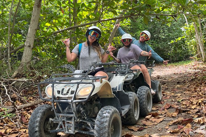 Jungle & Sacred Cenote Quad Adventure - Stop 1: 1.5 hours of jungle ATV riding to the cedar village area
