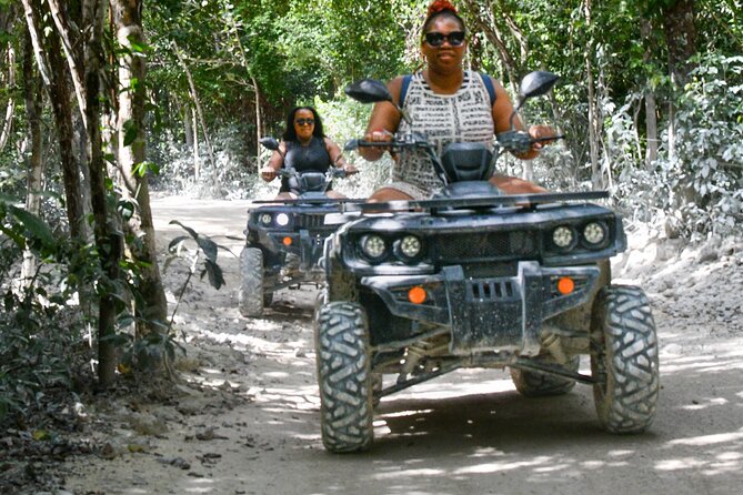 Off Road ATV Tour with Caverns, Cedral & Beach Time with Transfer - Why This Cozumel ATV Day Works: jungle mud, cenotes, and beach time