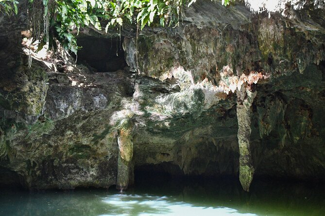 Off Road ATV Tour with Caverns, Cedral & Beach Time with Transfer - Stop 1 at El Cedral: ATV jungle driving plus Jade and Chempita cenote time