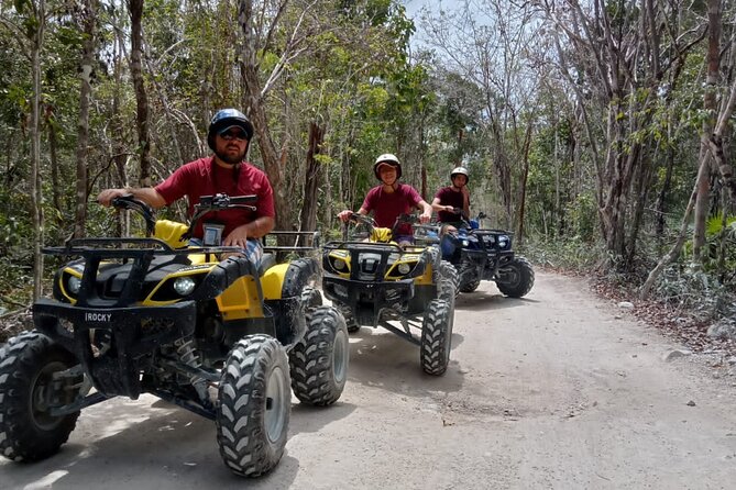 Off Road ATV Tour with Caverns, Cedral & Beach Time with Transfer - ATV Setup, Safety, and the Single Ride Question