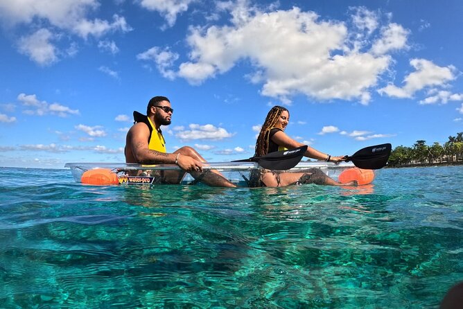 Private Catamaran Tour Charter Custom El Cielo and beach break - Stop 3: Money Bar Beach Club Break, Loungers, Wi-Fi, and Clear Kayaks