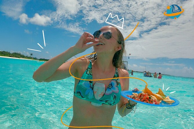 Private Catamaran Tour Charter Custom El Cielo and beach break - Stop 2: Playa El Cielo, Starfish Sanctuary in Turquoise Water