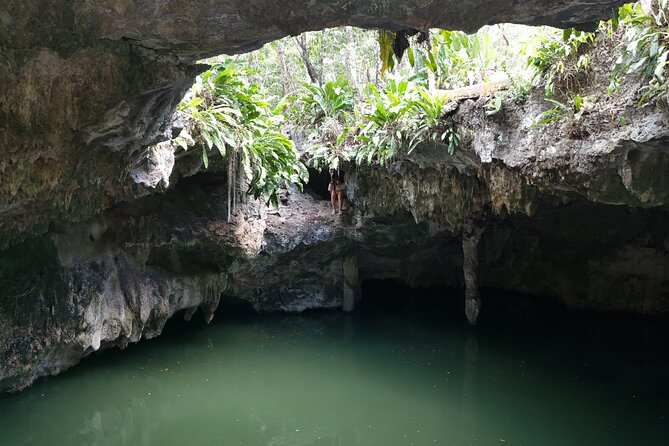 Private Jeep Cenotes Expedition in Cozumel – Swim & Mayan Park - San Martin Beach lunch stop: fajitas and local beach time