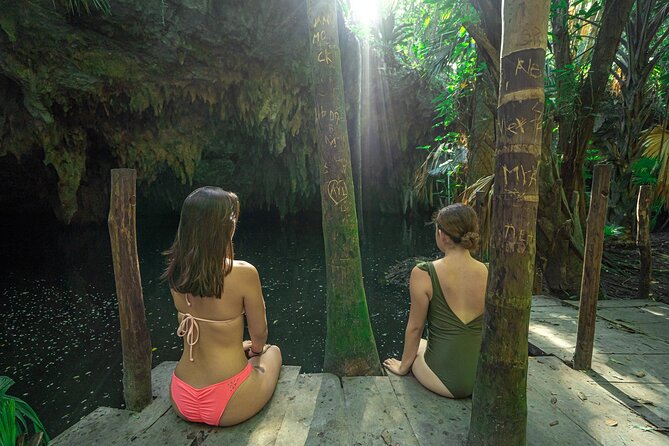 Private Jeep Tour & ATV to Jade Cavern Cenote: All Inclusive - El Cedral, the south side pause for culture