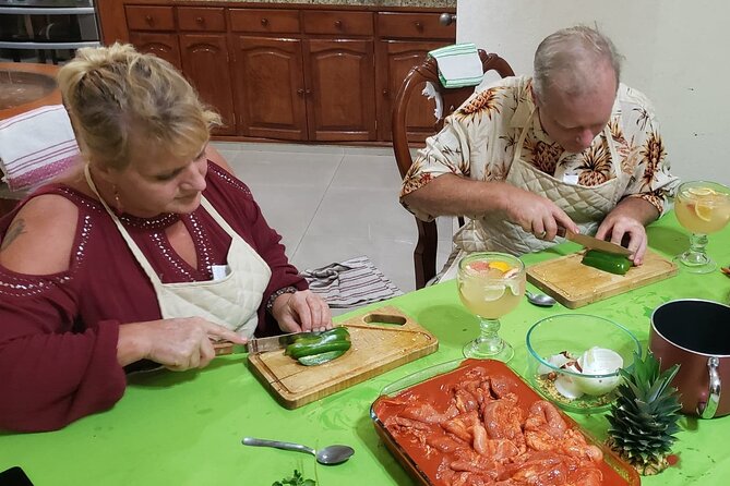 Private Mexican Trompitos Cooking Class in Cozumel - Drinks at dinner: margaritas, plus a non-alcoholic option by request