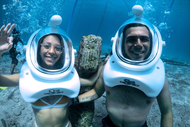 SeaTrek Underwater Helmet Diving Experience in Downtown Cozumel - Downtown Cozumel at Jeanie’s Beach Club, where the real experience begins