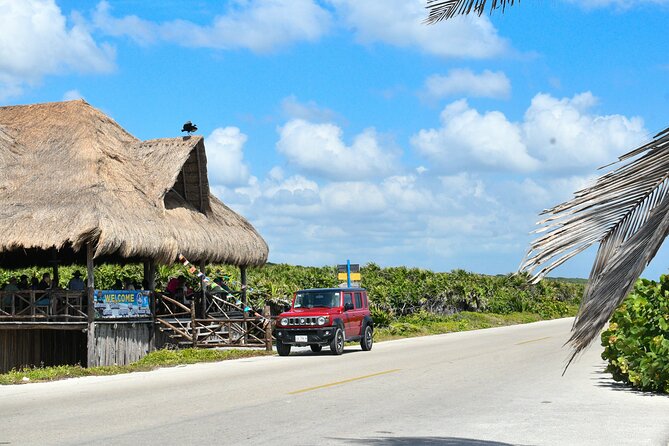 Small Group Shared Jeep Island Tour Mayan Park Cenote and Beach - What to bring for comfort, photos, and a real cenote swim