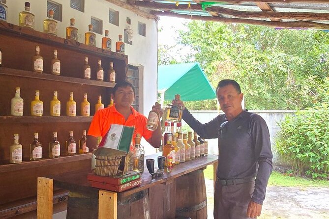Tastes of Mexico Traditional Food Culture and Beach in Cozumel - Villa Maya glamping reserve: cenote, sculptures, and Mayan houses
