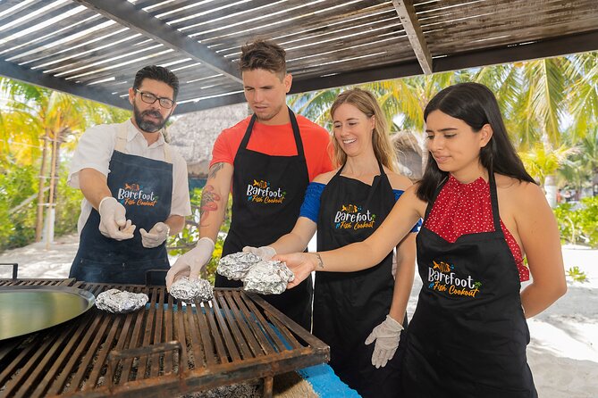 Tikinxic Barefoot Fish Guided Cookout Experience in Cozumel - The Star Dish: Tikinxic Fish Wrapped in Plantain Leaves