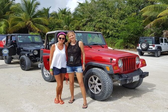 Tour around the island of Cozumel in fun buggies - The Mayan show and tastings: cacao, honey, tortillas, sauces, and tequila